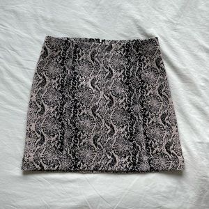 Free People Skirt - Snake Skin